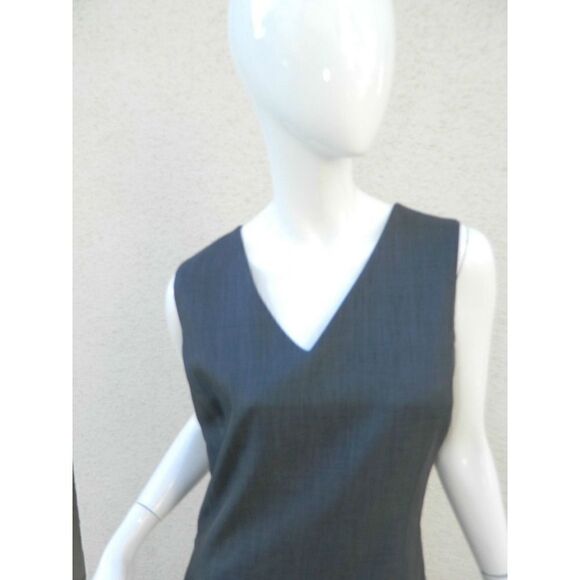 Pret A. Porter Fully Lined Sheath Dress Gray Sz 8 - Picture 6 of 8
